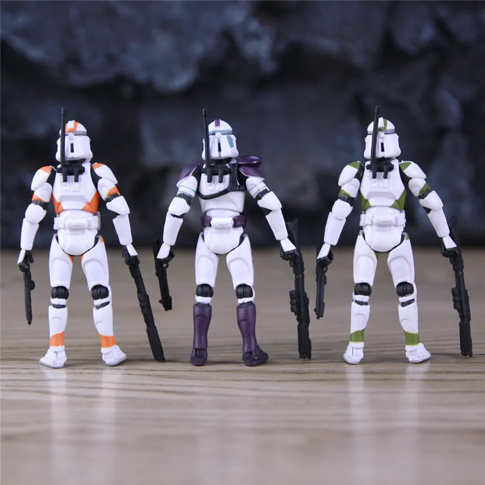 スターウォーズ ショック・トルーパー フィギュア 3体セット スターウォーズのキャプテンクローンフィギュア,ショック
