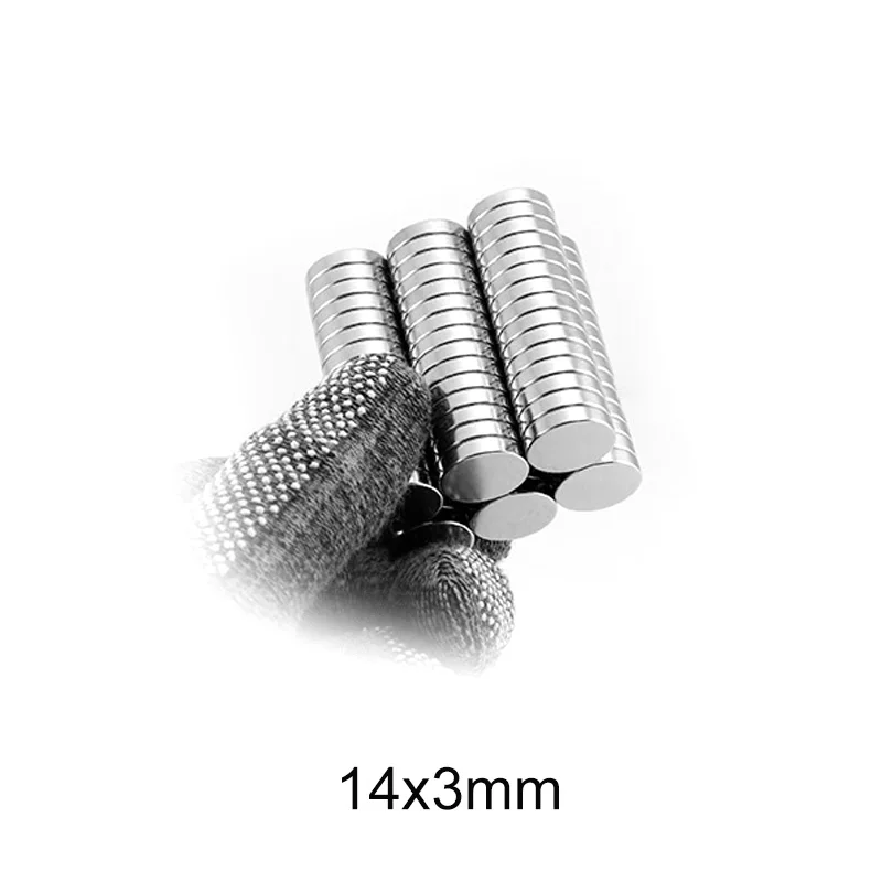 5~150pcs 14x3 mm Rare Earth Magnet Diameter 14x3mm Fridge Round Magnets strong 14mm x 3mm Permanent Neodymium Magnetic 14*3 mm