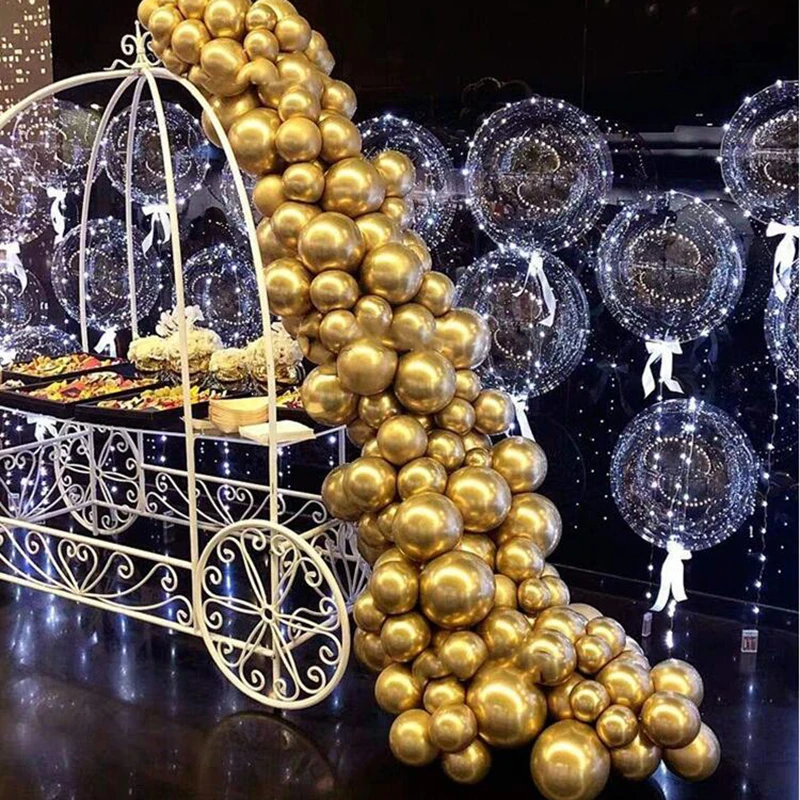 Metal Chrome Balloon Latex Helium Balloons Birthday Party New Year Decoration Wedding Room Decor Baby Shower Globos Supplies image 5