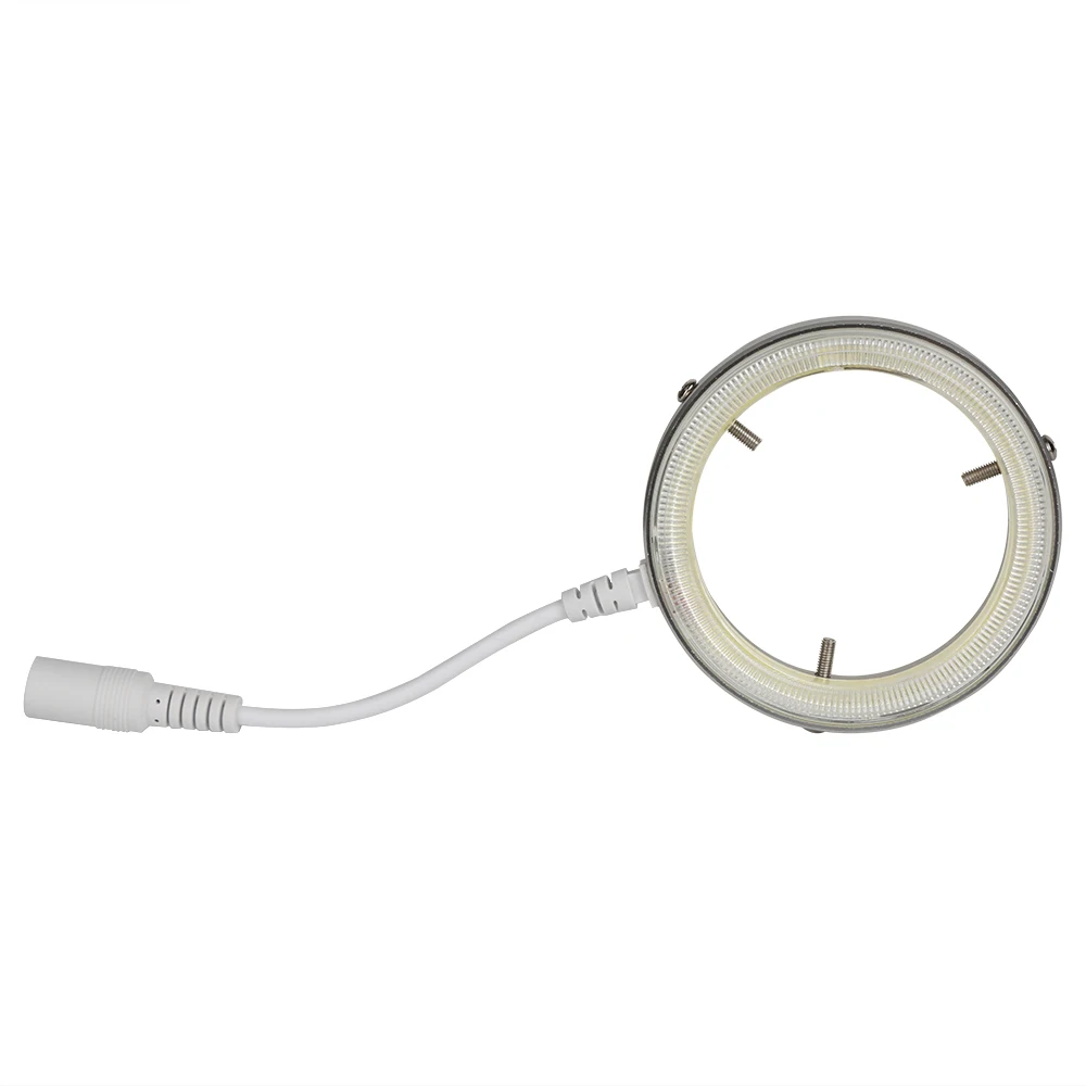 K-D060超薄型60 ledリングライト4.5ワットusb充電器調節可能な照明ランプ工業用顕微鏡カメラ光源
