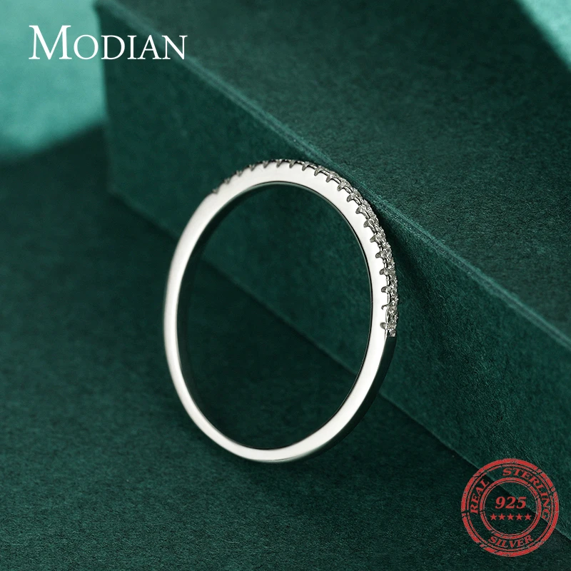 Women's Elegant 925 Sterling Silver CZ Ring, Statement Design