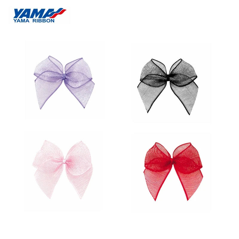 YAMA-Bow Organza Ribbon for Apparel, DIY Party Decoration, Wide 26mm ยฑ 3mm, 25mm ยฑ 3mm, 200PCs Per Bag