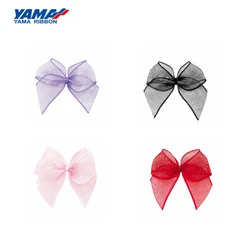 YAMA-Bow Organza Ribbon for Apparel, DIY Party Decoration, Wide 26mm ± 3mm, 25mm ± 3mm, 200PCs Per Bag