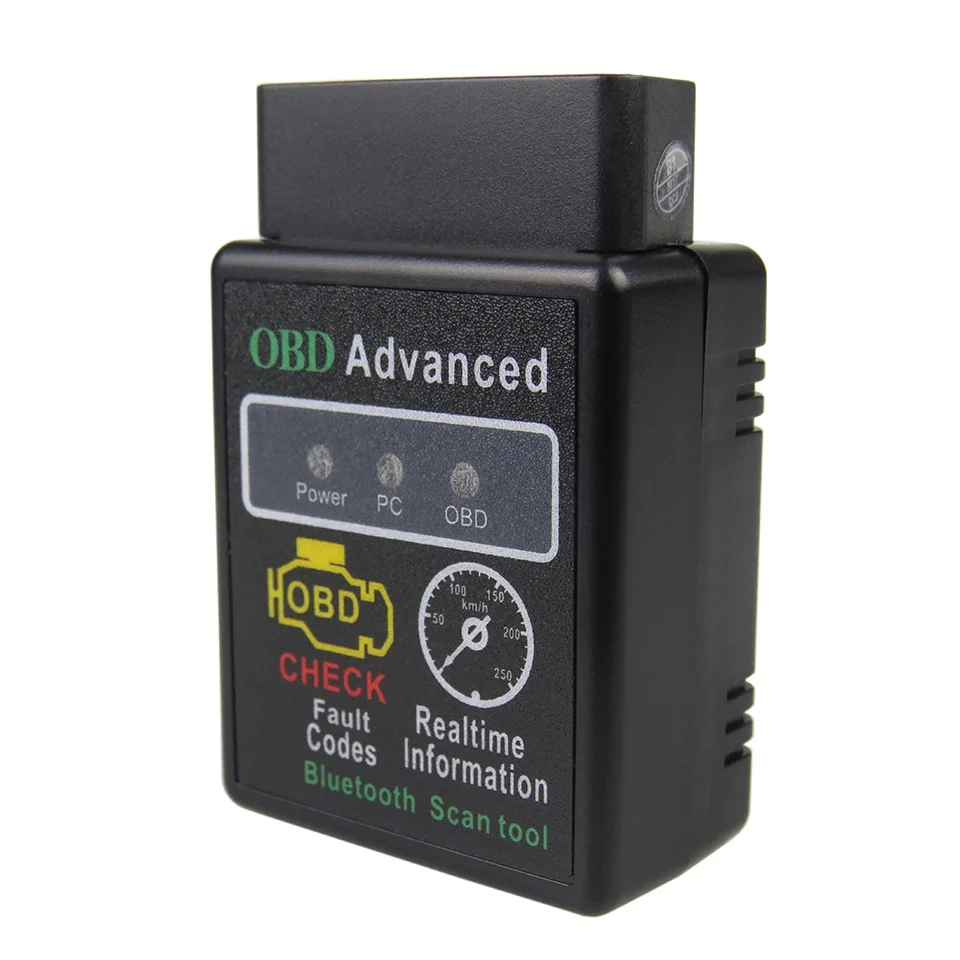 Bluetooth ELM327 OBD2 Scanner V1.5 ELM 327 V 1.5 OBD 2 Car Diagnostic-Tools PIC18F25K80 Chip For Android/PC OBDII Protocols