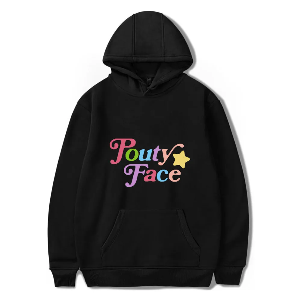 

The Hype House Addison Rae Merch Hoodies Sweatshirts Men/Womens Print Pouty Face Oversized men hoodie Fashion Unisex Tracksuit