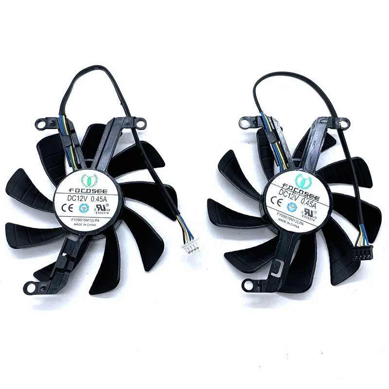 Ventilador de refrigeração para reparação gráfica, FY09015M12LPA, 85mm, 4PIN, KFA2, RTX3060, GPU, GeForce, RTX 3060, TI, 1 clique OC, LHR