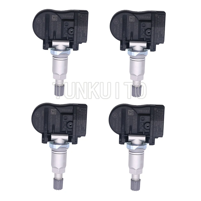 

FW93-1A159-AB 4pcs 433MH Tesla Tire Pressure Sensor for Land Rover LR4 Discovery L462 aguar F-TYPE Peugeot 207 Citroen C4 I