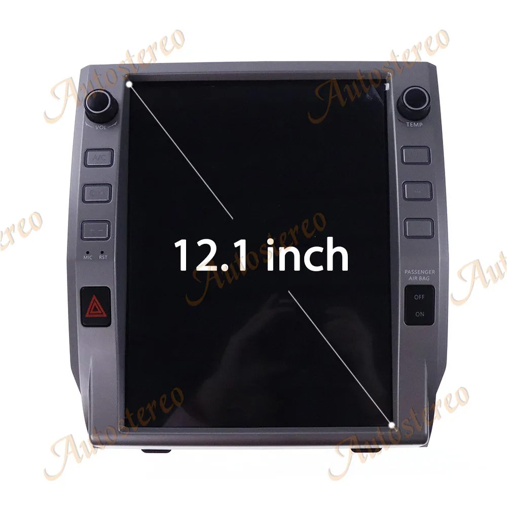 Radio con GPS para coche, reproductor Multimedia estéreo con pantalla Vertical, unidad principal, estilo Tesla, Android 2014, para Toyota Tundra 2019-12,0