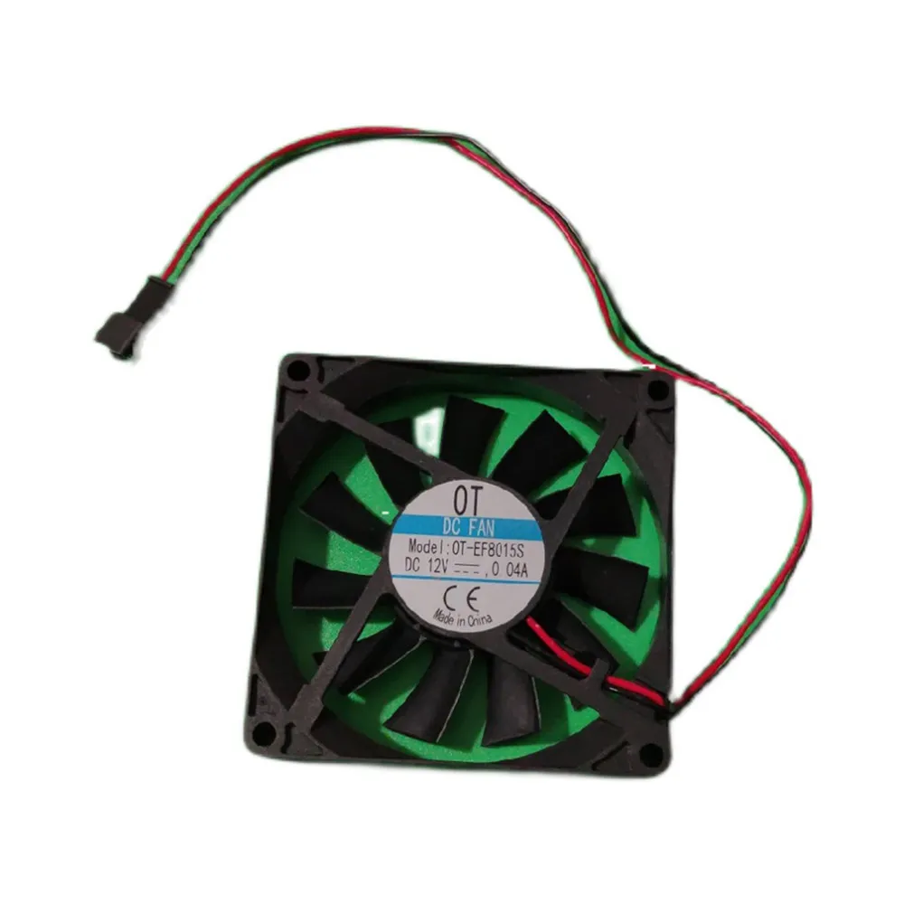 DC12V 0.04A พัดลมระบายความร้อน OT-EF8015S 8ซม.Cooler ตู้เย็นตู้แช่แข็งอะไหล่ซ่อมสำหรับ Midea ตู้เย็น
