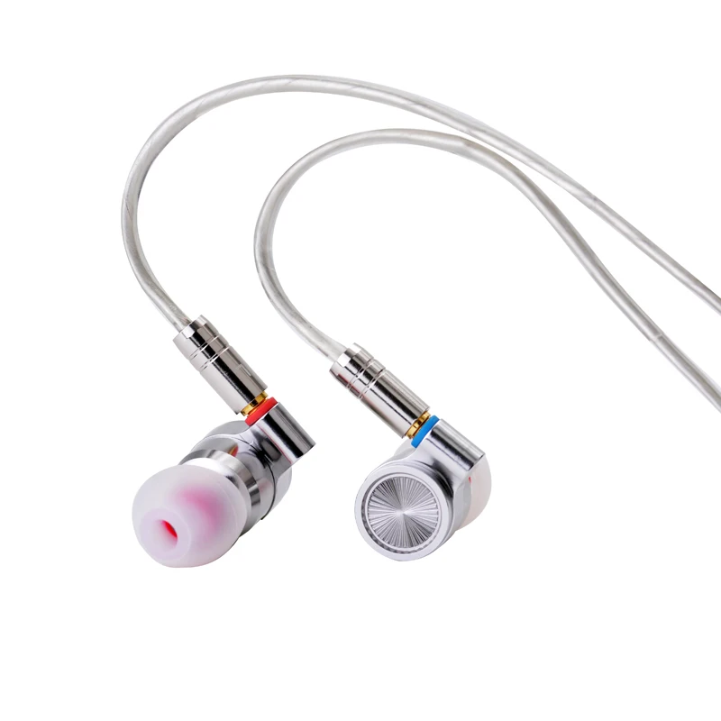 TinHiFi T4 CNT Dynamic In Ear Monitor Earphones Professional HIFI Metal Wired Headsets Mmcx Stereo Headphones Detachable Cable