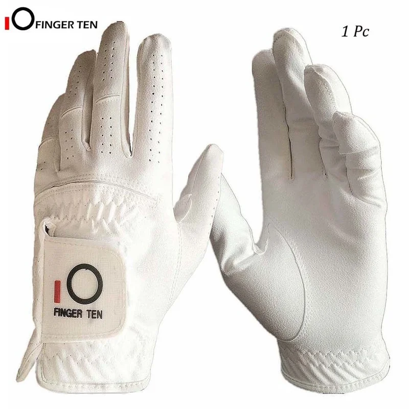 All Weather Grip Soft Breathable Mens Golf Gloves Left Hand for Right Handed Golfer Size S M ML L XL