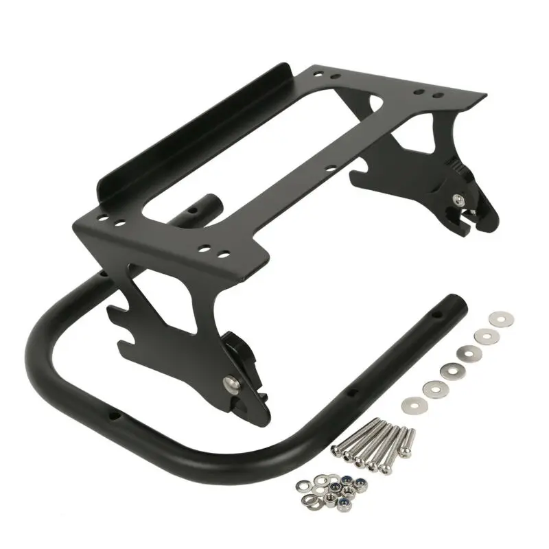 Motorcycle Two-up Luggage Rack Docking Hardware Fit For Harley Trunk Touring Road King Electra Street Glide FLHR FLTR FLHX 97-08