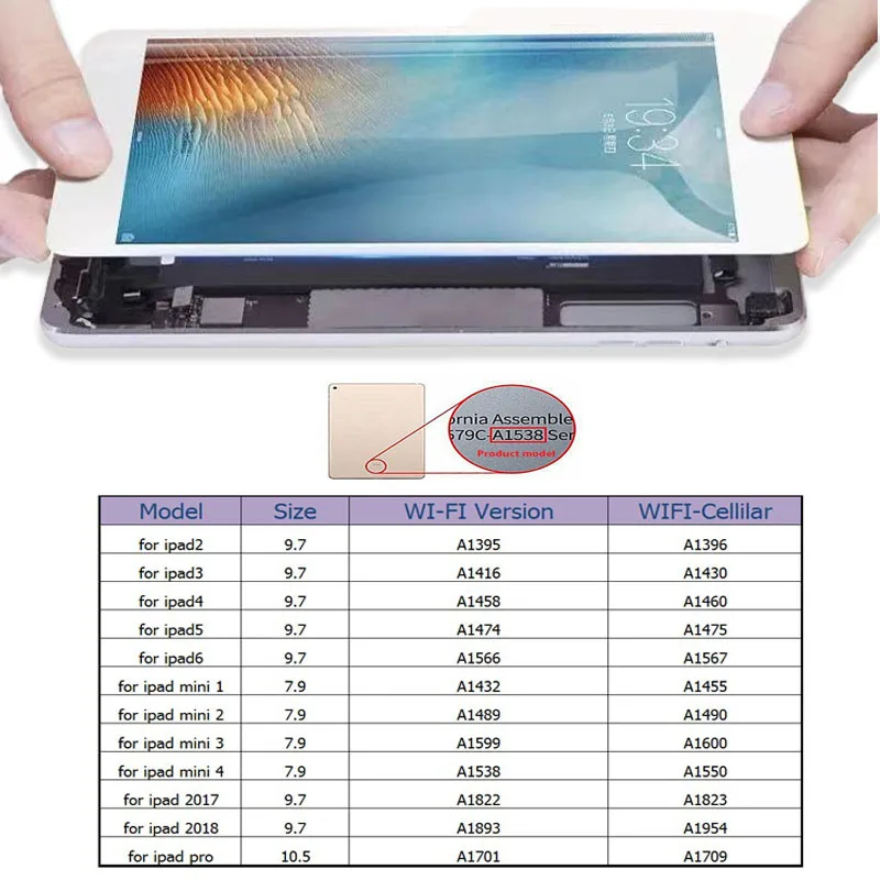 A1432 A1454 OR A1455 Original Free iCloud For Ipad Mini 1 Motherboard No ID Account For Ipad Mini1 Logic Board