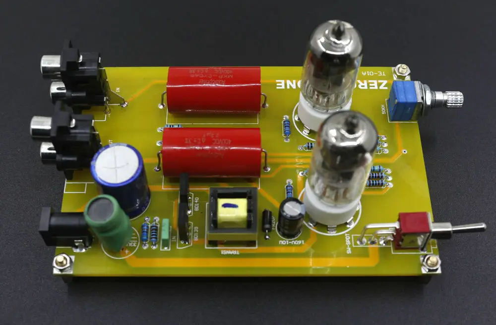 

DIY hifi TE-01A DC6V 6J1 tube preamp kit / Vacuum tube preamplifier