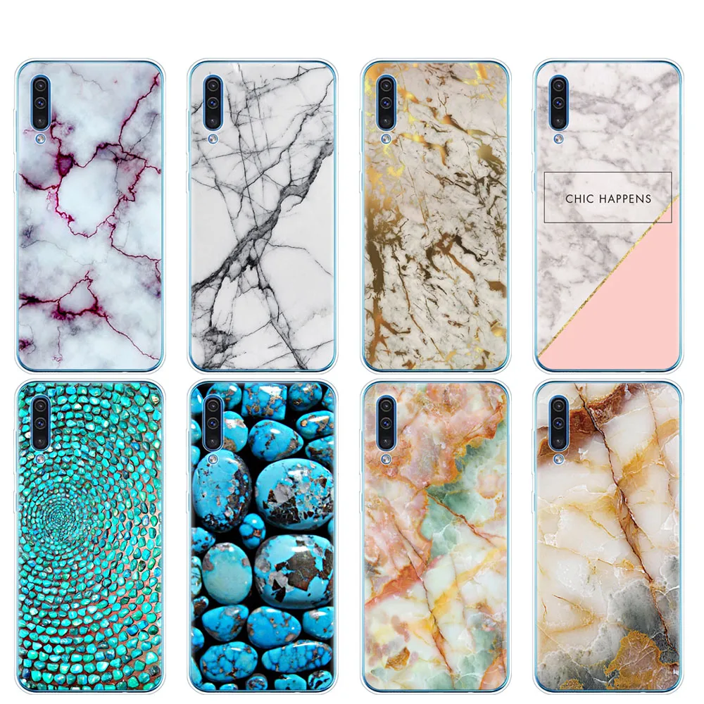 Силиконовый чехол для телефона Samsung Galaxy S10 E PLUS A10 A20 A30 A40 A50 A70 A10E A20E M20, чехол с мраморным зеленым камнем