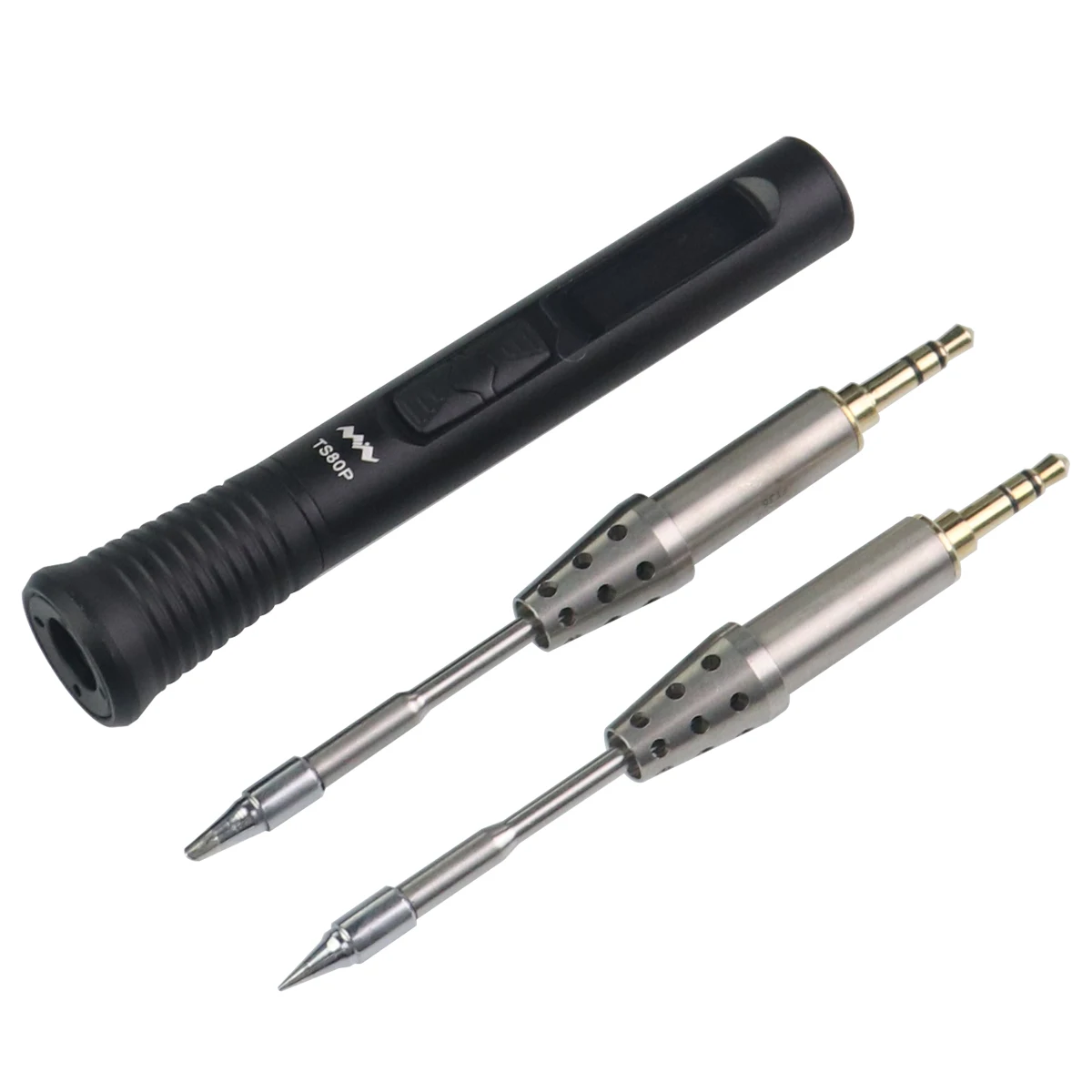 TS80P Mini Digital OLED Intelligent Soldering Iron Adjustable Temperature Welding Solder Portable Tool USB-C PD2.0 QC3.0 Not T12