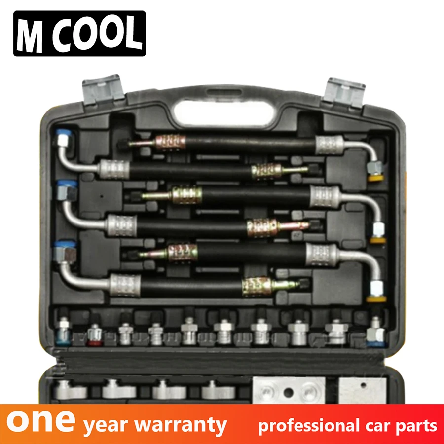 for Brand New Auto Air Conditioner Leak Tools Auto ac compressor condenser evaporator Repair Tools plugging connector