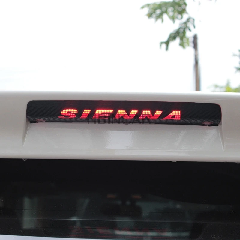 For Toyota Sienna 2011-2020 High parking brake lights car modified brake light stickers Exterior decoration car Accessories