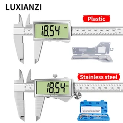 LUXIANZI 6 inch Electronic Digital Caliper 150/200mm Stainless Steel Micrometer Ruler LCD Digital Vernier Caliper Measuring Tool