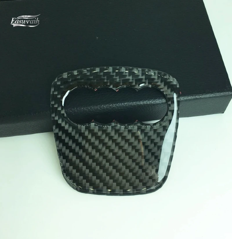 Car Carbon Fiber Steering Wheel Sticker Frame Cover Trim For Audi A4 A1 A3 A5 A6 A7 Q7 Q5 Q3 A8 Interiro Decoration Accessories