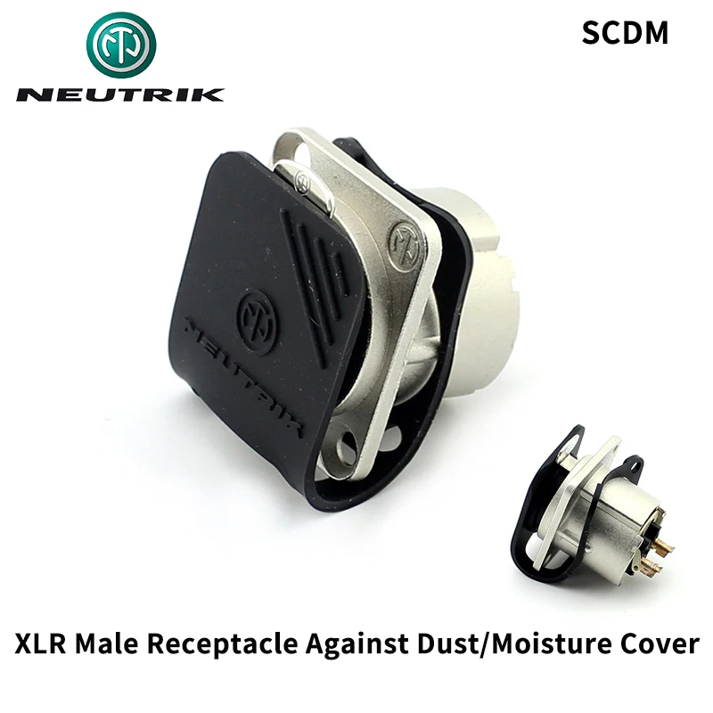 NEUTRIK SCDM Audio Speaker Against Dust Water Rubber Sealing Cover for the XLR D-Series Male Cannon Socket speakON NL2M* NL4M*