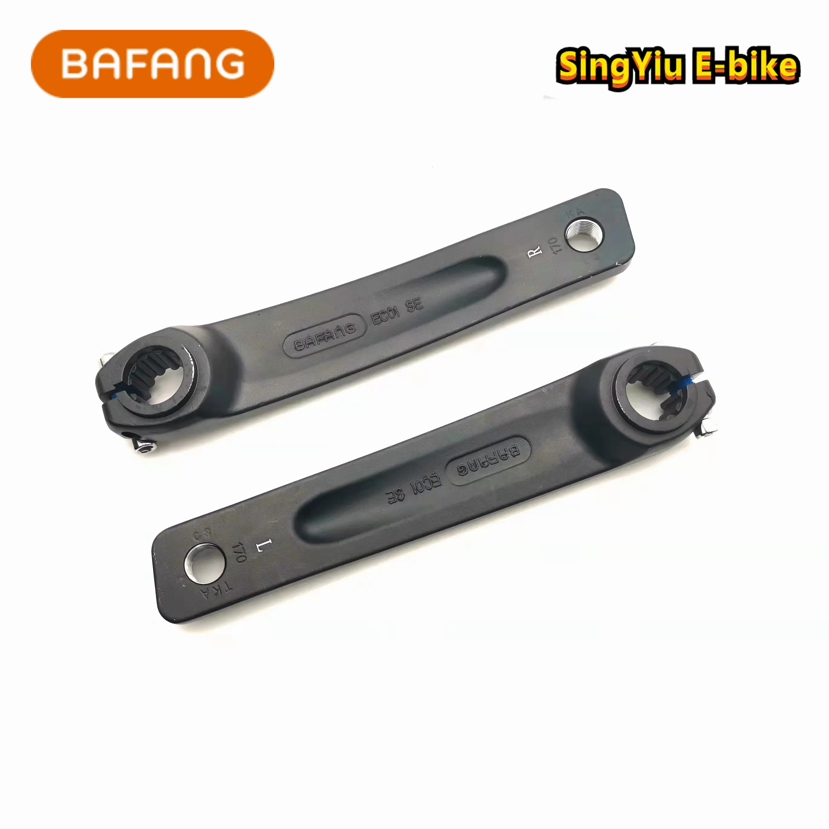 Sing Yiu E-BIKE BAFANG Central MotorCrank M600/M500/M420/M800 Aluminum Alloy Crank 165mm 170mm New Version G530 G332 G520 Crank