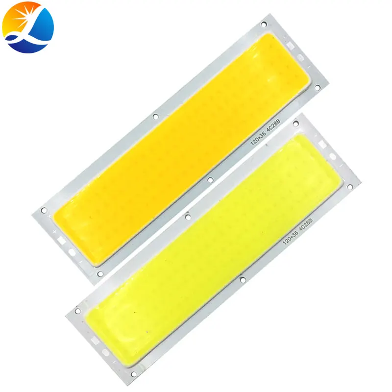 Dropshipping 12V 24 V LED Light Chip COB Panel LED Lamp DIY Car Lighting House 120mm Emitting Board Blue Red Warm Cool White