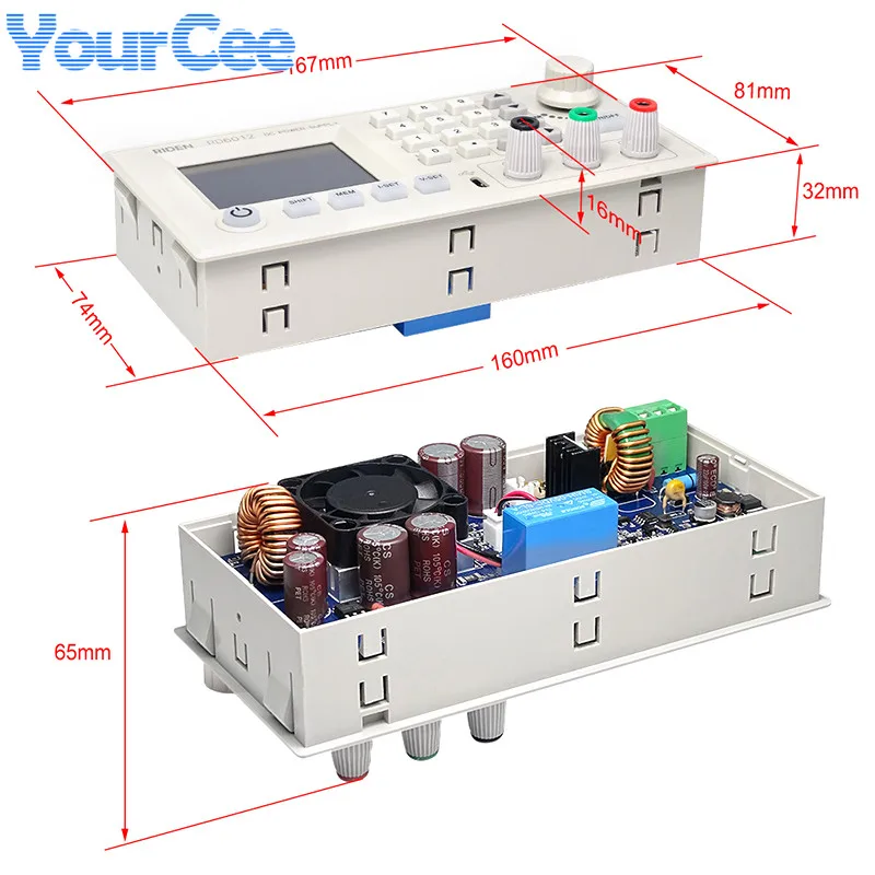 Imagem -03 - Fonte de Alimentação Ajustável Conversor Buck Multímetro Voltímetro Cnc Usb Wifi Step Down Rd6012 Rd6012w Rd6018 Rd6018w Rd6006 Rd6006w