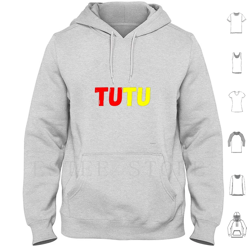 Tu sudaderas con capucha de manga larga Tutu Tutu música Rap Six Nine 69 Tu Toto Arco Iris rojo amarillo rojo y amarillo amarillo y