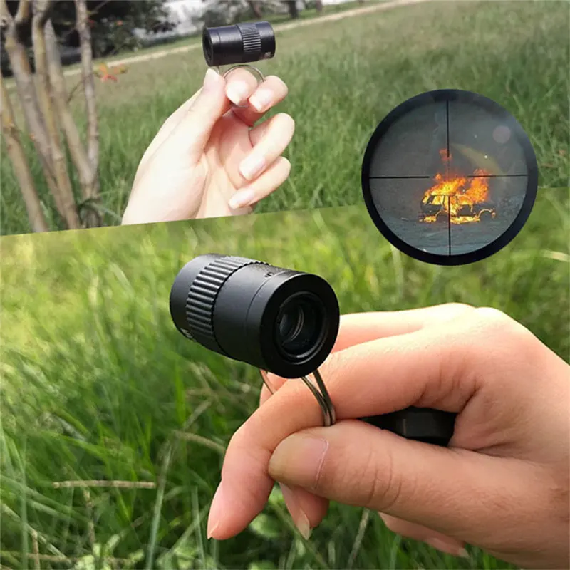 

2.5x17.5mm HD Adjustable Portable Monocular Telescope Optic Lens Tourism Hunting Camping Equipment Thumb Miniature Telescope