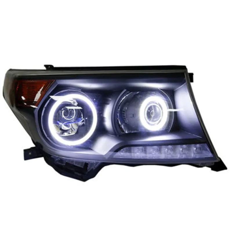 Car LED Front Headlight Assembly for TOYOTA LAND CRUISER LC200 upgrated to FJ200 DRL Daytime Running Light