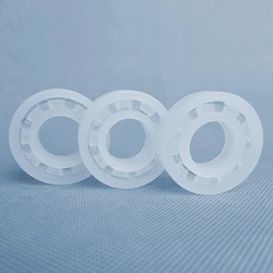 1Pcs PP Plastic Bearing 605 606 608-6907 Deep Groove Ball Bearing Corrosion Resistant Insulation