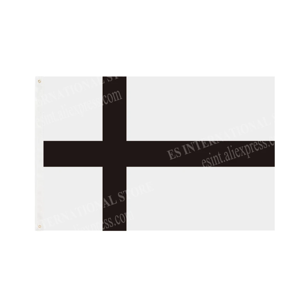 Generic Nordic Cross Flag 90 x 150cm 3 x 5ft Custom Banner Metal Holes Grommets Indoor And Outdoor