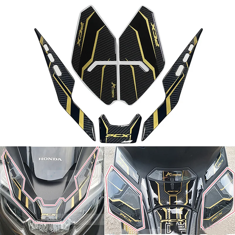 SEMSPEED PCX 2021 Motorcycle Fuel Tank Upper Side Sticker Side Panel Sticker Decal for Honda PCX125 PCX160 2021 PCX 125 PCX 160