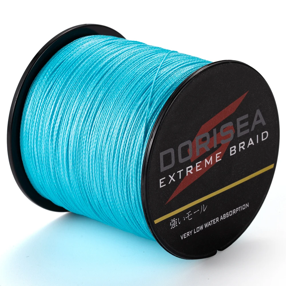 DORISEA X4 500M 6LBs-100LBs PE Extreme Braided Multifilament Fishing Line Wire Pesca