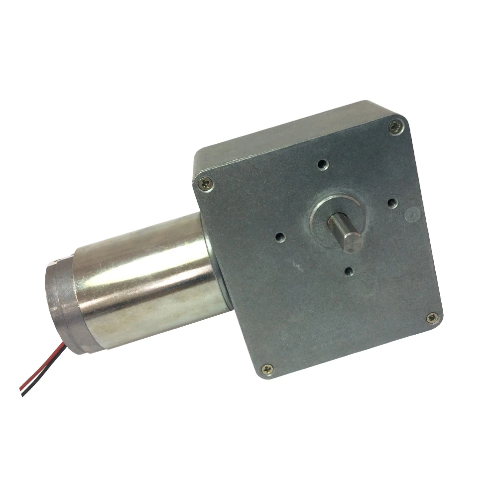 DC Motor 12V 24V Motor reducer 1.5/3/5/6/10/14/28/30/40rpm High Torque 168kg.cm IP54 DC Worm Gear Motor