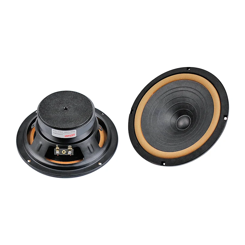1PCS HiFi 6.5 Polegada 166mm Full Range Speaker Treble Mid Bass 4Ohm 12W Para Amplificadores De Tubo Do Carro Bookself Vocal Instrumentos Musicais