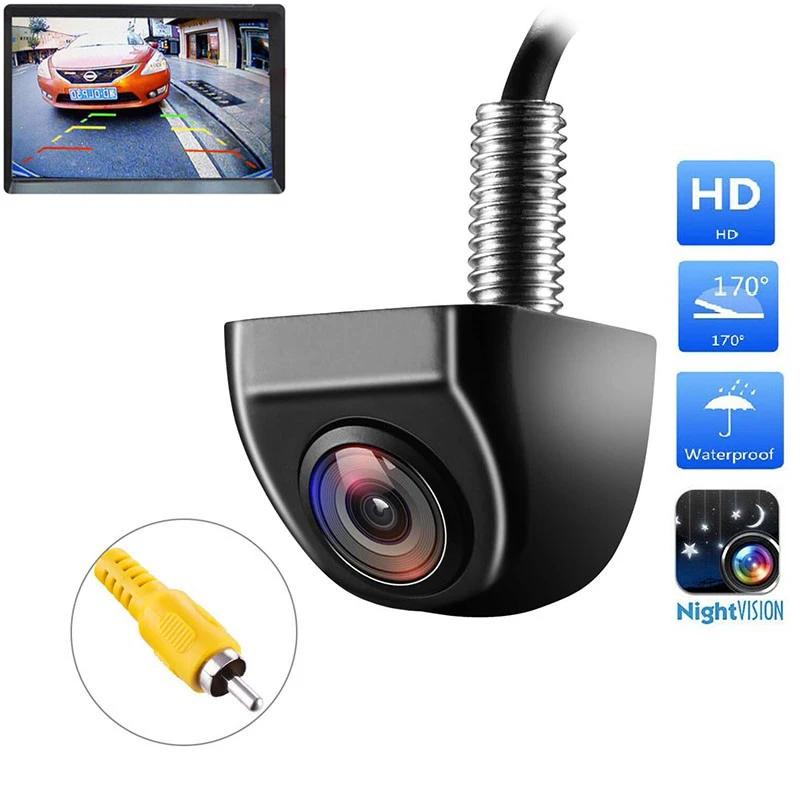 

Car Rear View Camera Universal HD Color Image Video Night Vision 170 Degree Wide Angle Waterproof Backup Car Rear View Camera