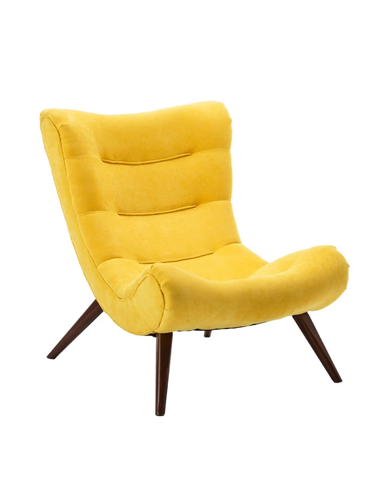 TT Lazy Sofa Nordic Style Snail Chair Small Apartment Bedroom Balcony Living Room Leisure Modern Single Sofa Wingback Chair