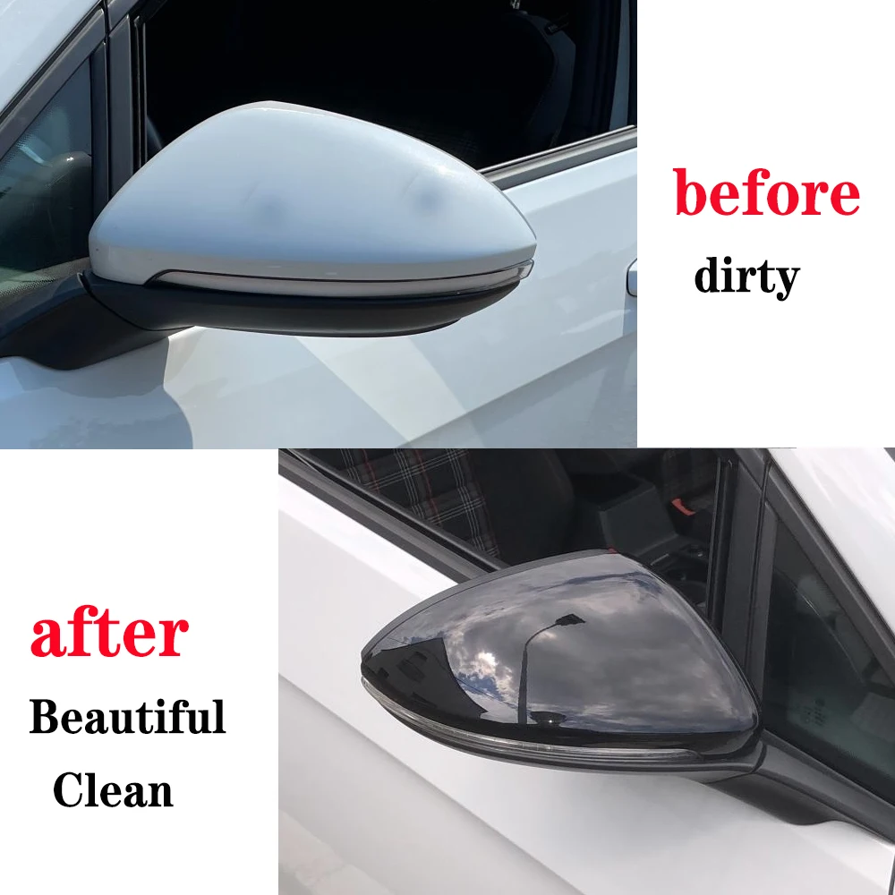 Side Mirror Cover Caps For VW Golf 7 MK7 7.5 GTI for Touran 2013-2020 Caps Rearview Rear View Mirror Tools Case Car Accessories