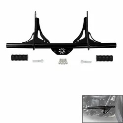 Motorcycle Black Front Crash Bar Protector For Harley Dyna model Street Bob with Mid Control 2006-2017