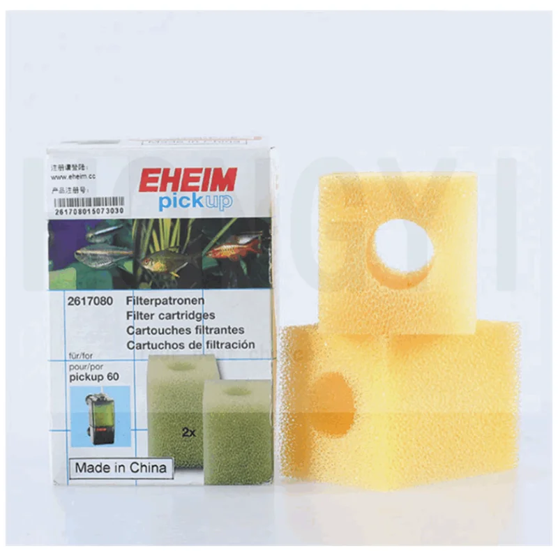 2 pieces/lot EHEIM pickup low water level filter replace the cotton built-in filter special cotton pickup45/60/160/200