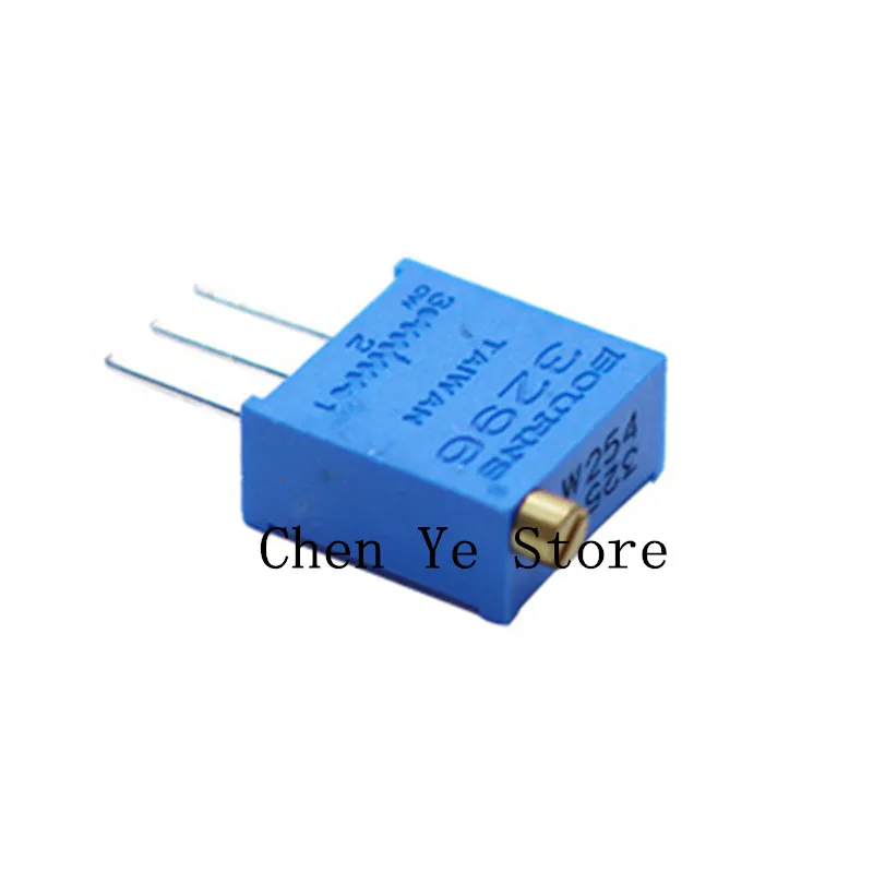 3296W 50 100 200 500 1K 2K 5K 10K 20K 50K 100K 200K 500K 1M ohm Multiturn Trimmer Potentiometer High Precision Variable Resistor