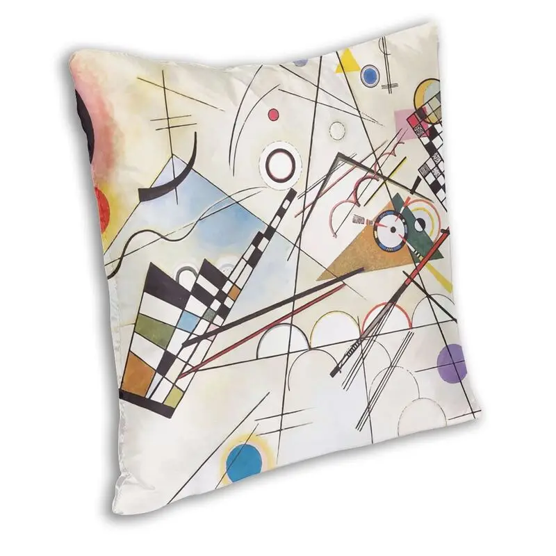 Wassily Kandinsky Cushion Cover 40x40 Home Decorative Printing Composition VIII Throw Pillow for Sofa Double-sided