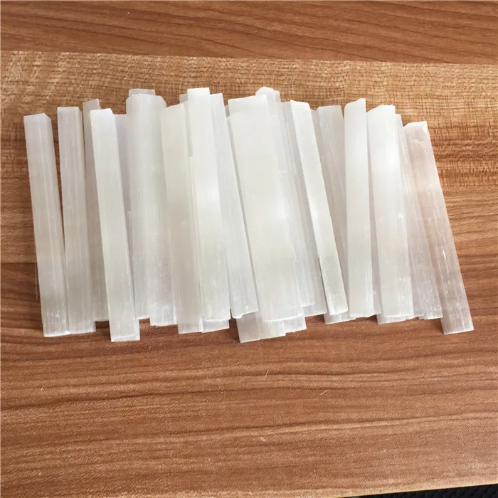 Natural Selenite Quartz Crystal Sticks Quartz Crystal Chips Natural Stones and Minerals Specimen For Air Cleanning