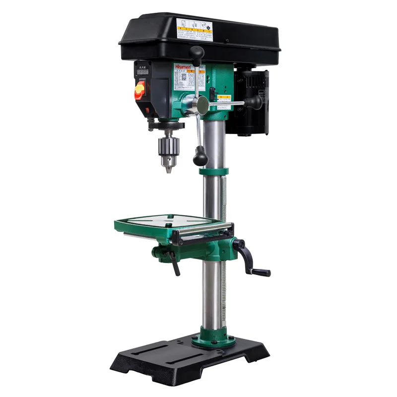 12 inch adjustable speed drilling machine with laser / digital desktop type bench woodworking bench drill HD3000