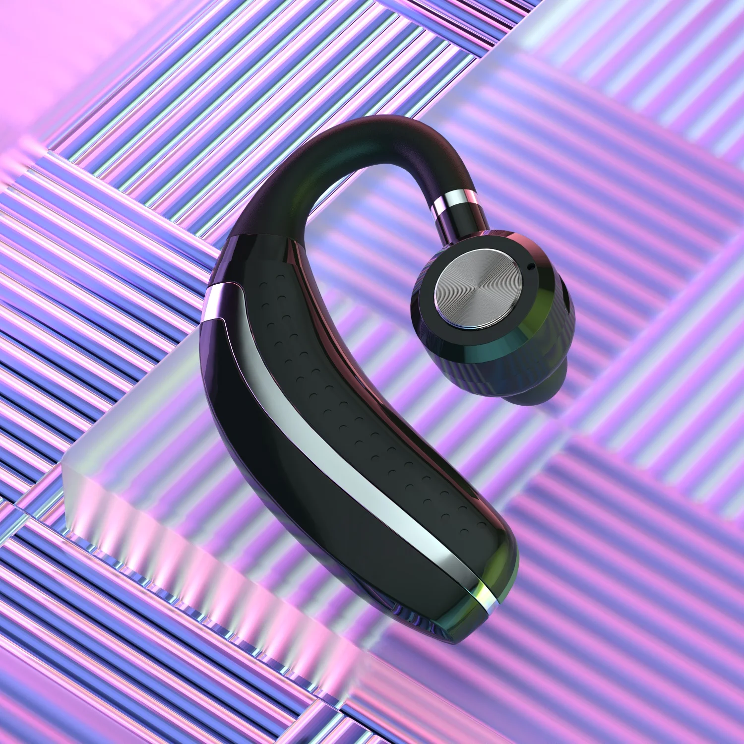 Vside-매달린 귀 헤드셋 무선 블루투스 헤드폰 핸즈프리 통화 이어버드 비즈니스 자동차 운전자를 위한 25 시간 재생