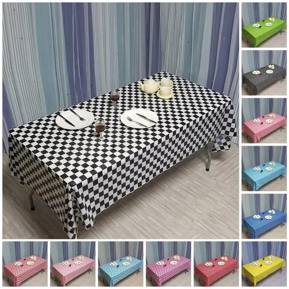 Convenient Dinning Table Cloth  Concise Style Disposable Tablecloth  Dustproof Tear-resistant Holiday Tablecloth