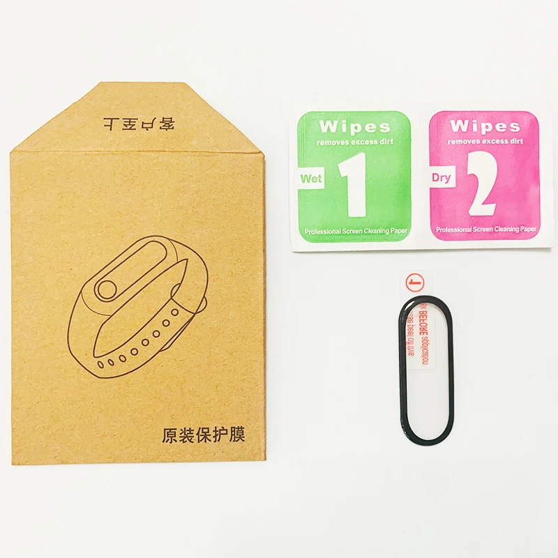 1-5 stücke 3d schutz folie für mi band 6 5 4 volle abdeckung explosions geschützte kratz feste schutz