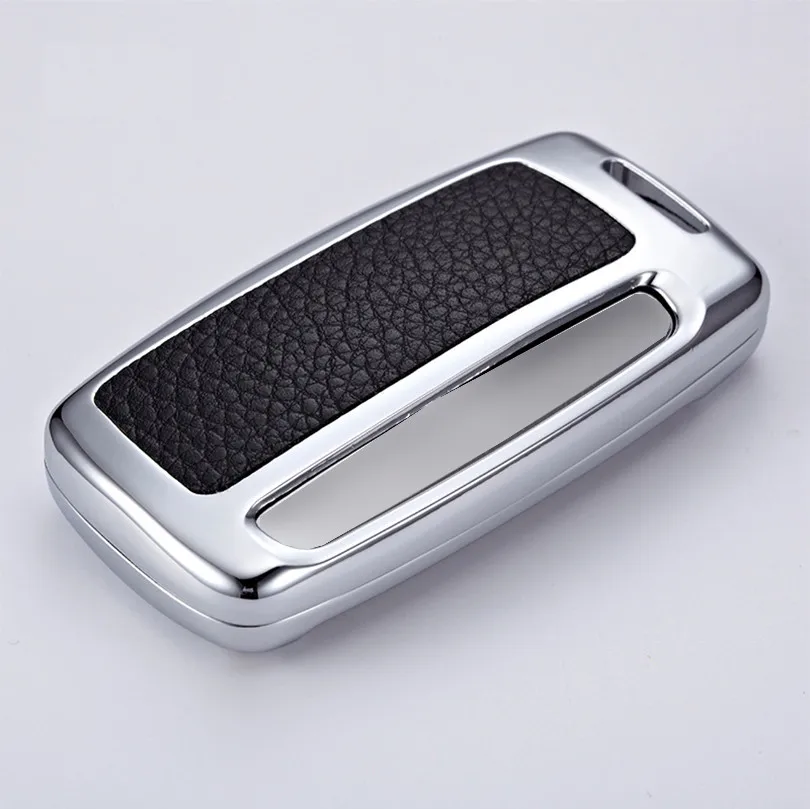 Luxury Zinc Alloy Car Key Cover Case For Land Rover Discovery Freelander 2018 Range Rover Sport Evoque Velar Jaguar XEL XFL